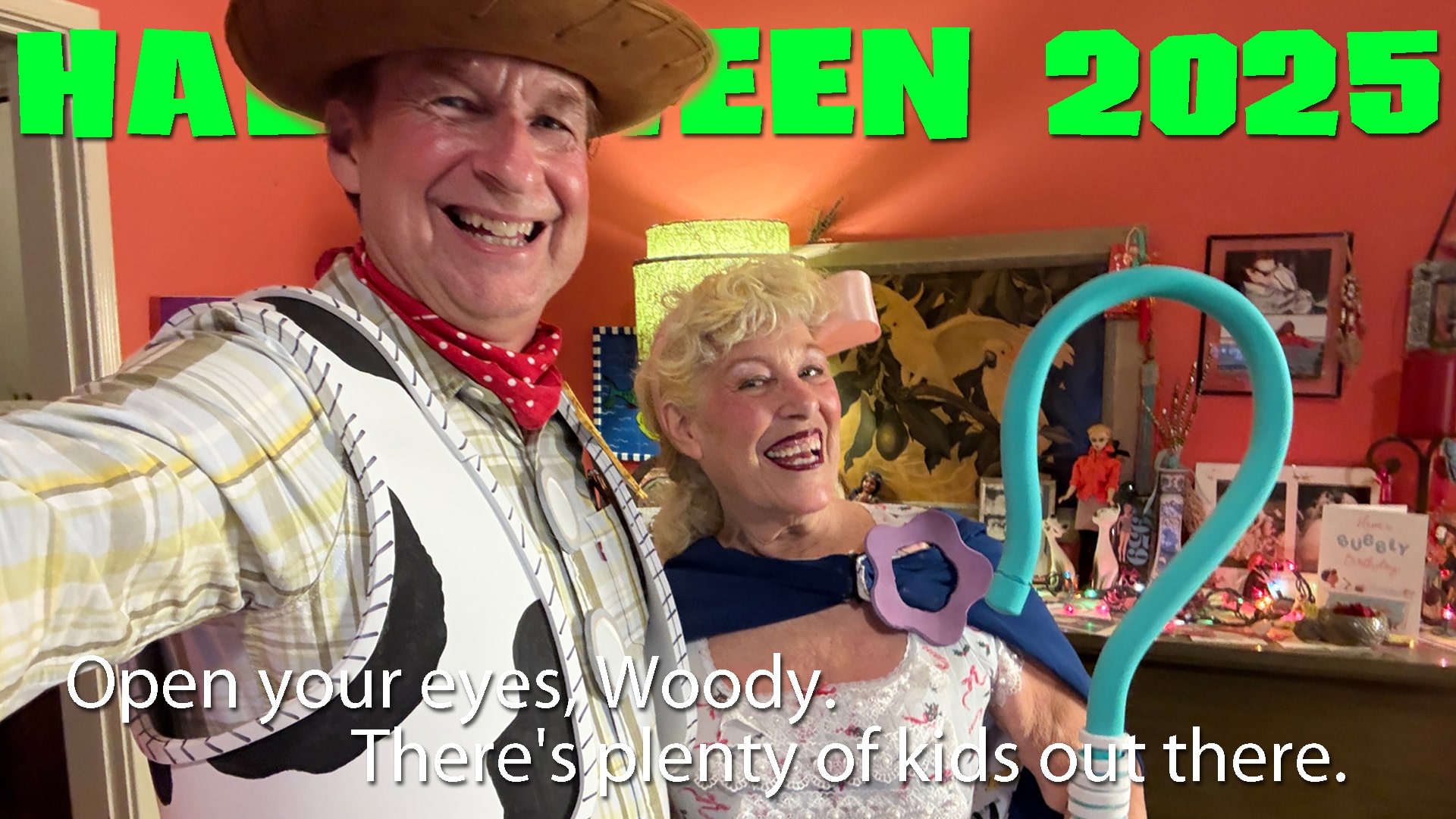 Deb and Rob as 'Rhoda' and 'Leroy' from the movie THE BAD SEED