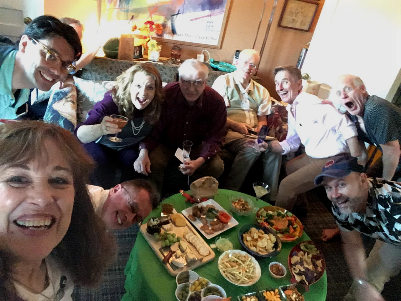 Chyke with the whole gang at another Oscars soiree.